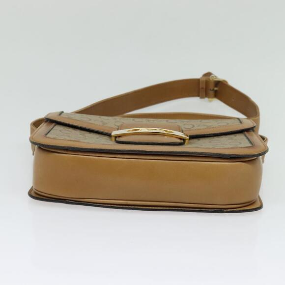 CELINE C Sulky Shoulder Bag Pvc Beige Gold - Picture 9 of 13